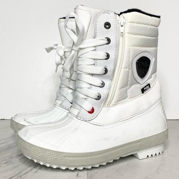 New! Pajar Selma Waterproof White Duck Boot 7L
